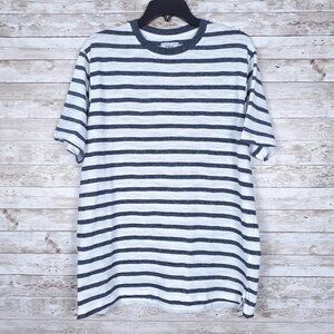 PX Mens Shirt XL Short Sleeved Tee Striped 3A